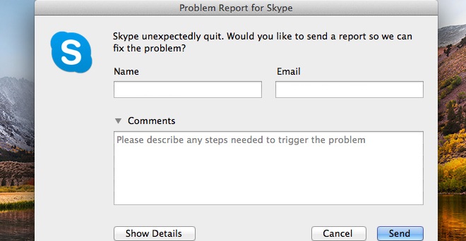 skype for business not working correctly on my mac mini